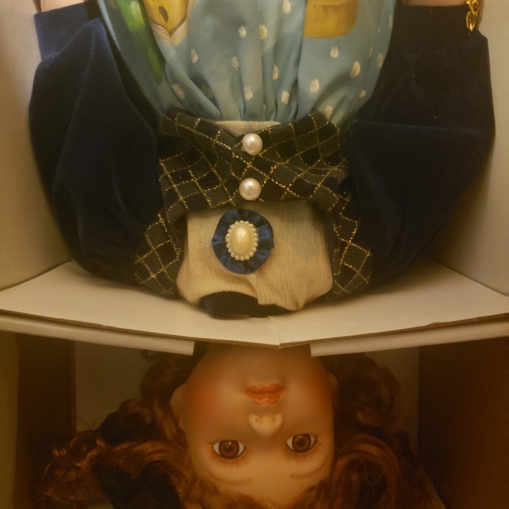 Beautiful porcelain doll
